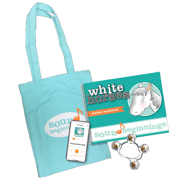 Sound Beginnings Full Set — tote, workbook, album & instrument